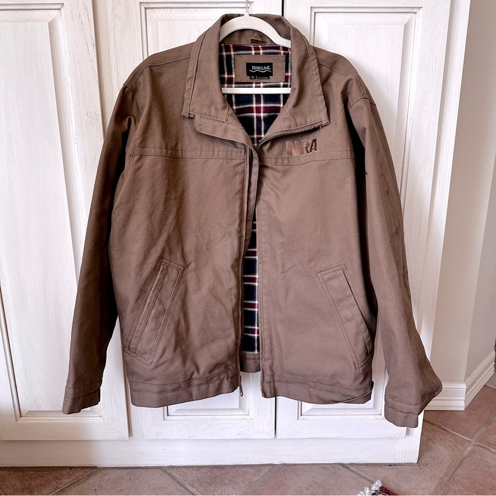 BURK’S BAY NRA Duck Canvas Full zip Men’s XL CCC